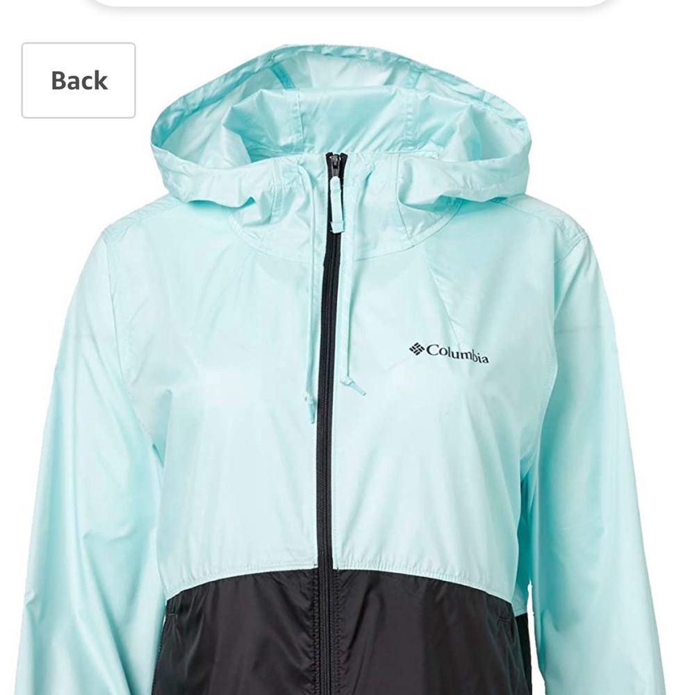 NWT Columbia center ridge windbreaker